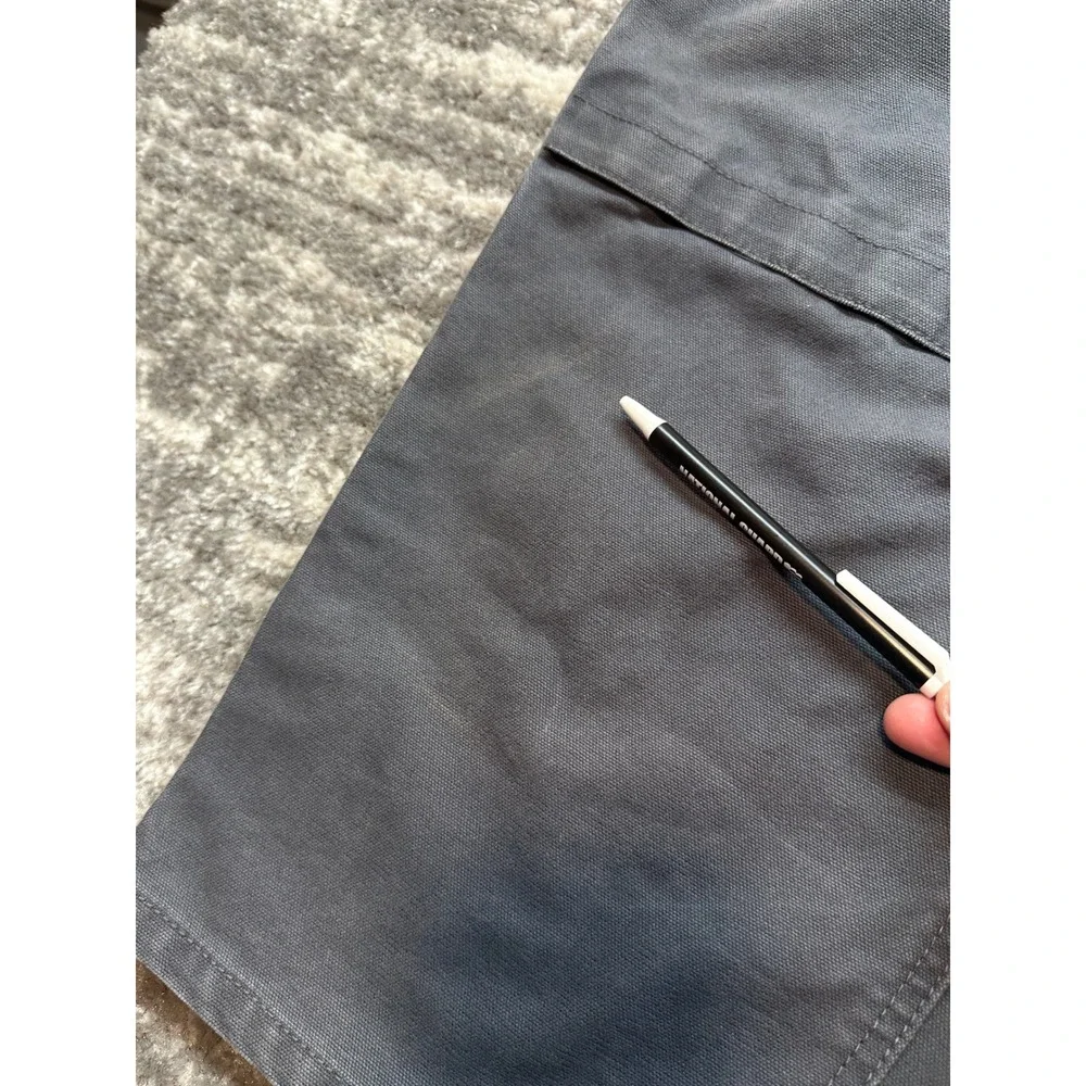 Arborwear Original Tree Climbers Pants Mens 42x30 Gray Canvas Utility Workwear